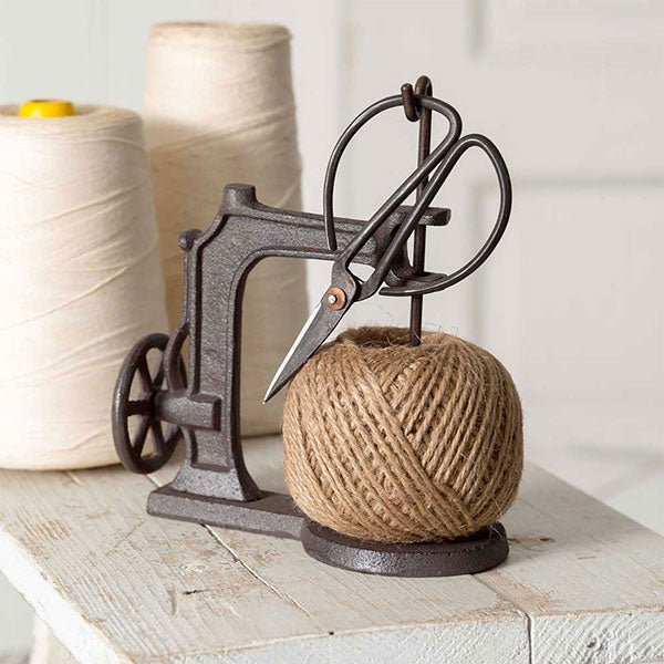 Sewing Machine Twine Holder with Scissors - The Mirrored Past