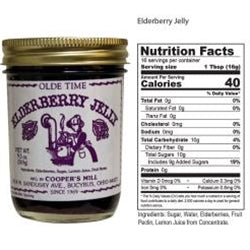 Elderberry Jelly, 9 oz - The Mirrored Past