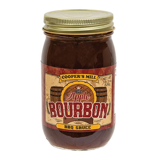 Apple Bourbon BBQ Sauce, Pint Jar