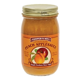 Peach Applesauce w/Cinnamon, Pint Jar