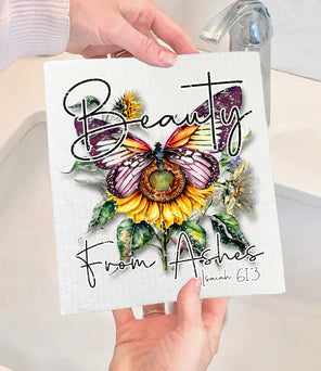 Swedish Dishcloth | Beauty from Ashes Butterfly Spiritual