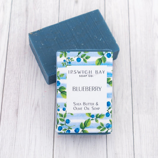 Shea Butter Bar Soap | Blueberry - The Mirrored Past