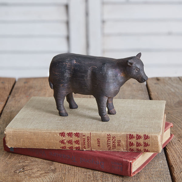 Rustic Cow Figurine - The Mirrored Past