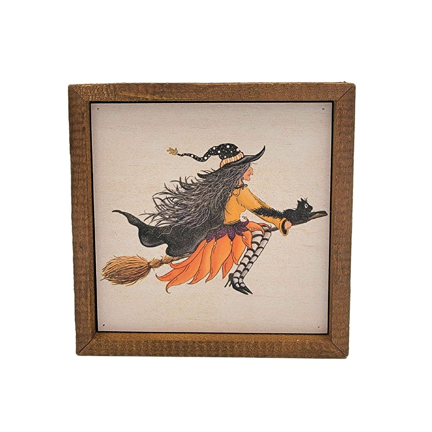 6x6 Witch Broom Ride Halloween decorations - Fall Decor