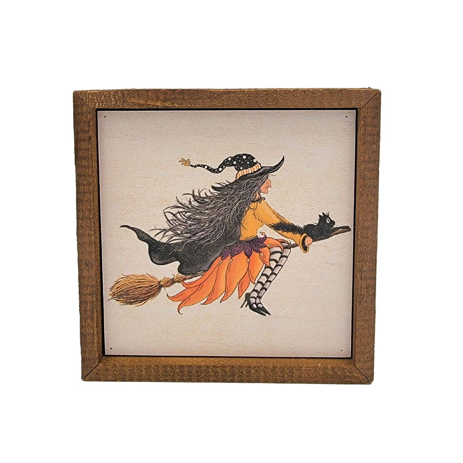 6x6 Witch Broom Ride Halloween decorations - Fall Decor