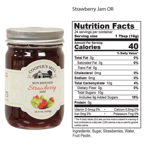 Strawberry Jam, 15.5oz - The Mirrored Past