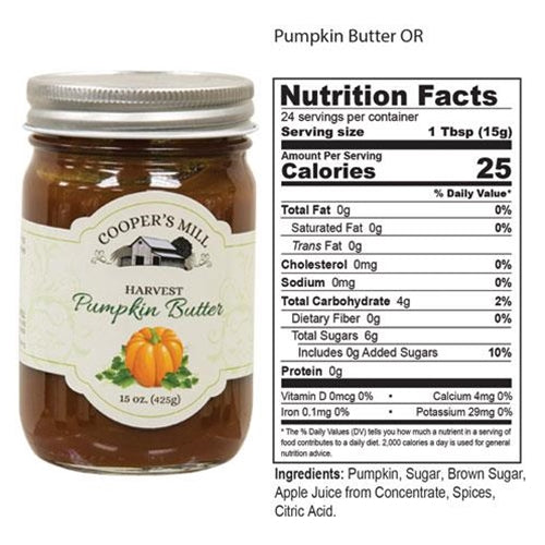 Pumpkin Butter, 15oz - The Mirrored Past