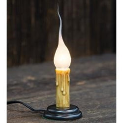 Primitive Electric Candle Lamp, 3"