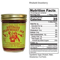 Rhubarb Strawberry Jam, 9 oz