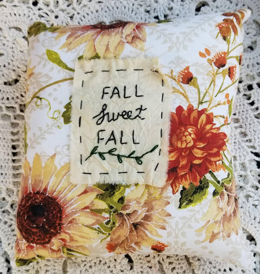 Fall Sweet Fall Small Pillow - The Mirrored Past